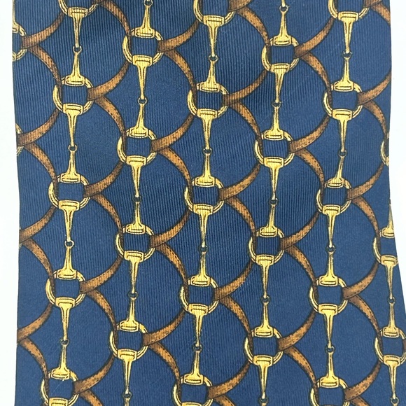 Lancel Paris Monogram Logo Silk Tie - Picture 4 of 6